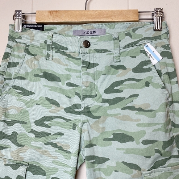 Joe's Jeans The Icon Skinny Ankle pants 26 new NWT camo camouflage olive green - Picture 3 of 14